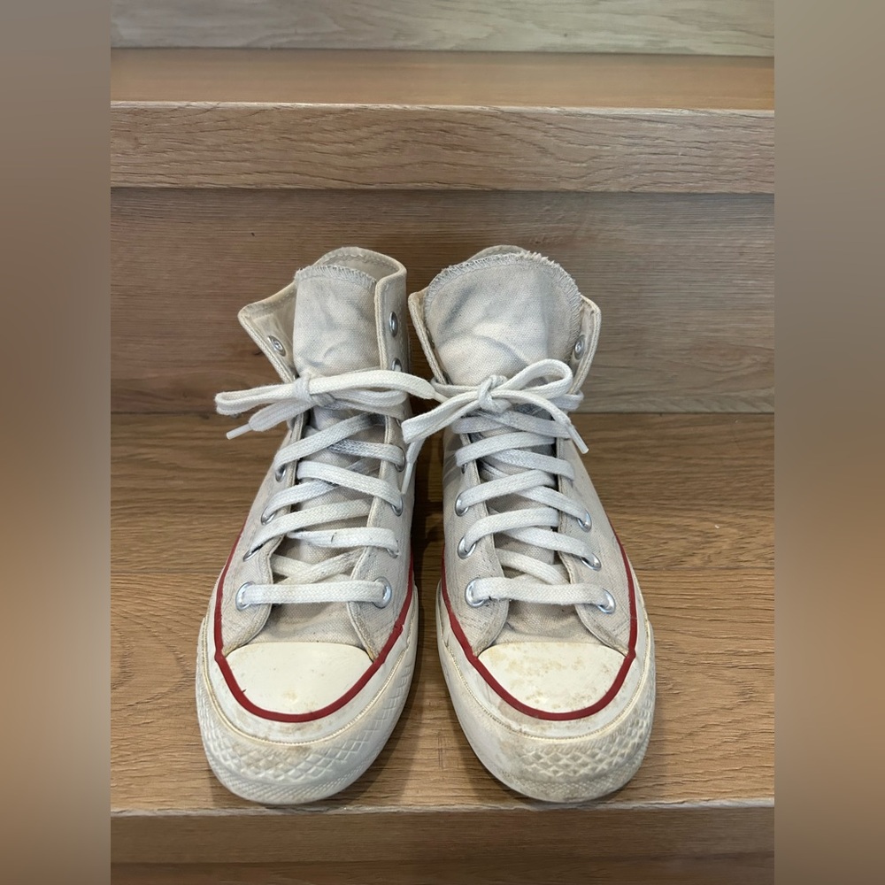 Converse Beige High-Top Sneakers